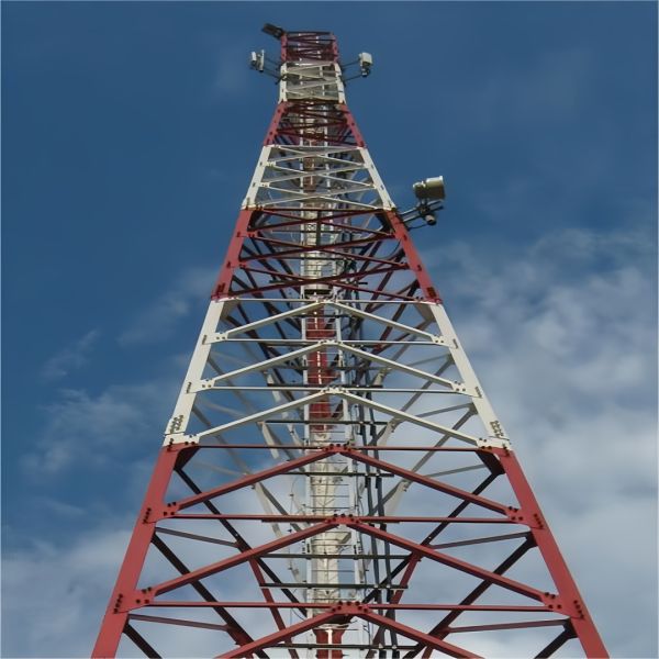 3 Legged Angular Steel Tower Triangular Wireless Communication Tower with Structural Steel Grades Including ASTM A36 Series