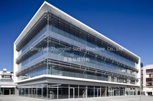 Prefabricated Commercial Steel Building with Light Steel Structure Providing Solutions for Hotel Office