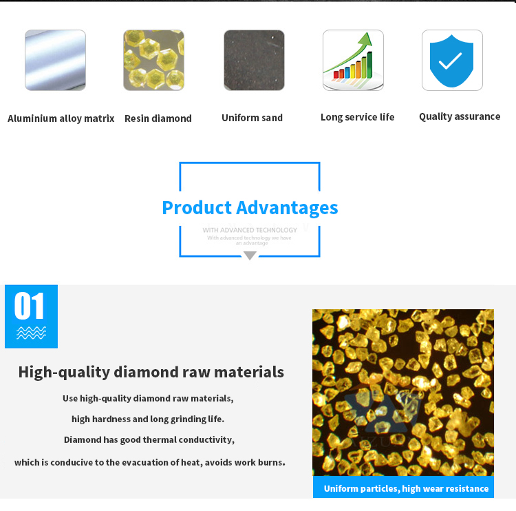 Абразивный диск скрепления смолы Cbn диаманта абразивных дисков высокой эффективности для молоть части CNC стальные