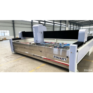DOUBLE HEAD CNC CENTER STONE CNC GRINDING MACHINE 220v/380v 15KW+7.5KW WORKTABLE