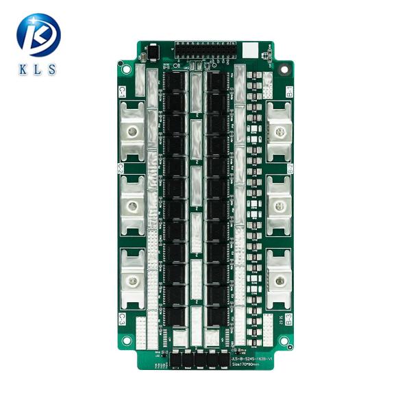 Custom Thick BMS Module 10S 36V 20A 17S - 24S 110A - 200A For LiFePO4 Battery