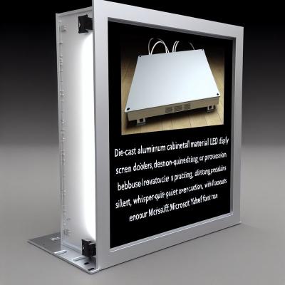 Cabinet Material Die-cast Aluminum Rental LED Display Screen with Whisper-quiet Operation and 192x192 Resolution