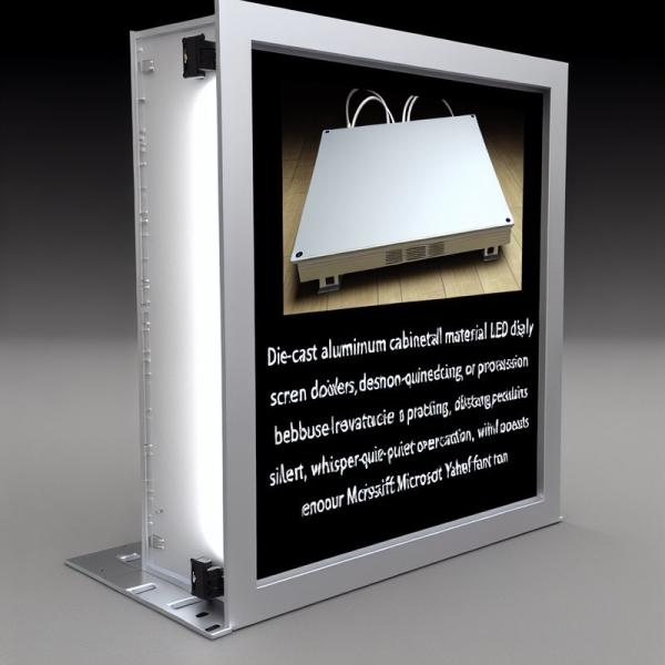 Cabinet Material Die-cast Aluminum Rental LED Display Screen with Whisper-quiet Operation and 192x192 Resolution
