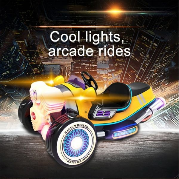 Battery 45ah Motorcycle Bumper Car Magic Tricycle Kids Riding Game