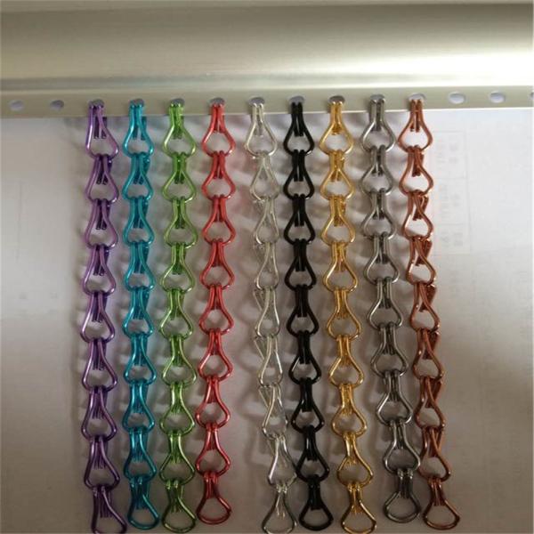 Various of Colors  Aluminum Chain Fly Screen / Aluminum Chain Curtain