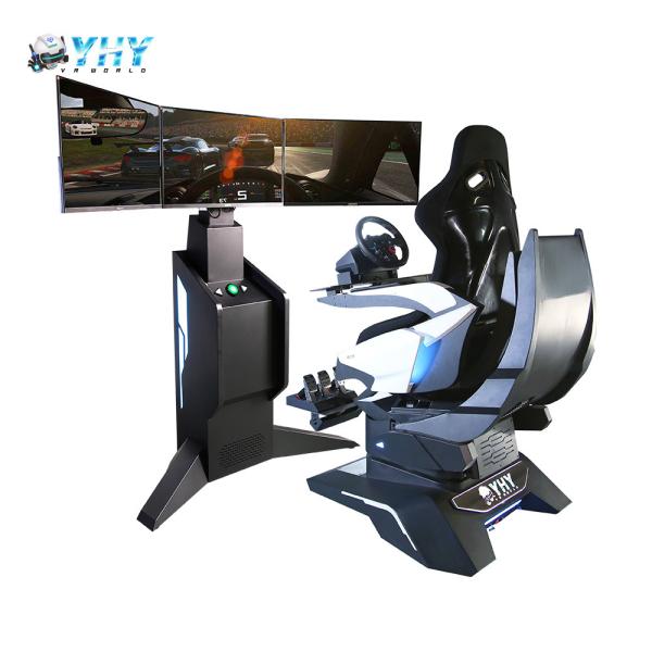 Simulateur de course de voiture Cockpit F1 Siège hydraulique VR AR MR Équipement Sim Conduire une voiture