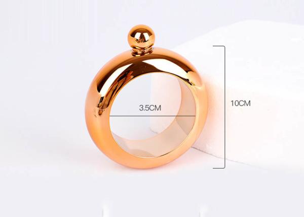 304 Ss Kitchen Household Items 3.5oz Thick Hip Flask Bracelet Iso Approval