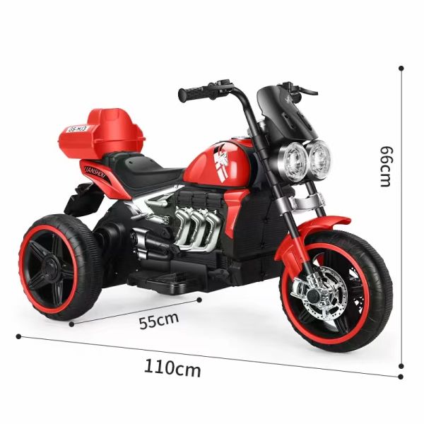Детский электрический мотоцикл с звуковыми эффектами