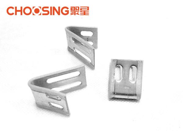 U Shape Metal Spring Clips Heavy Steel Construction With Plastic Covered