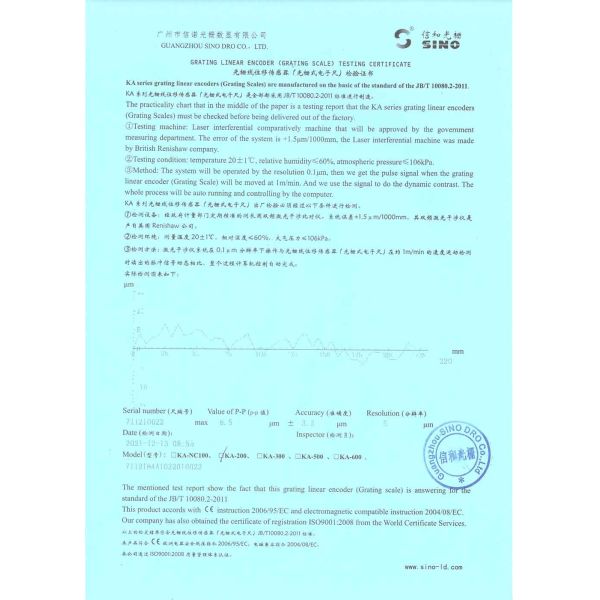 материал высокого сигнала TTL кодировщика стекла разрешения 5V линейного алюминиевый
