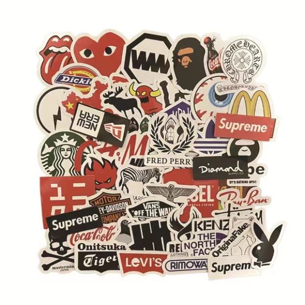 Cartoon de etiquetas de selos para negócios e compras