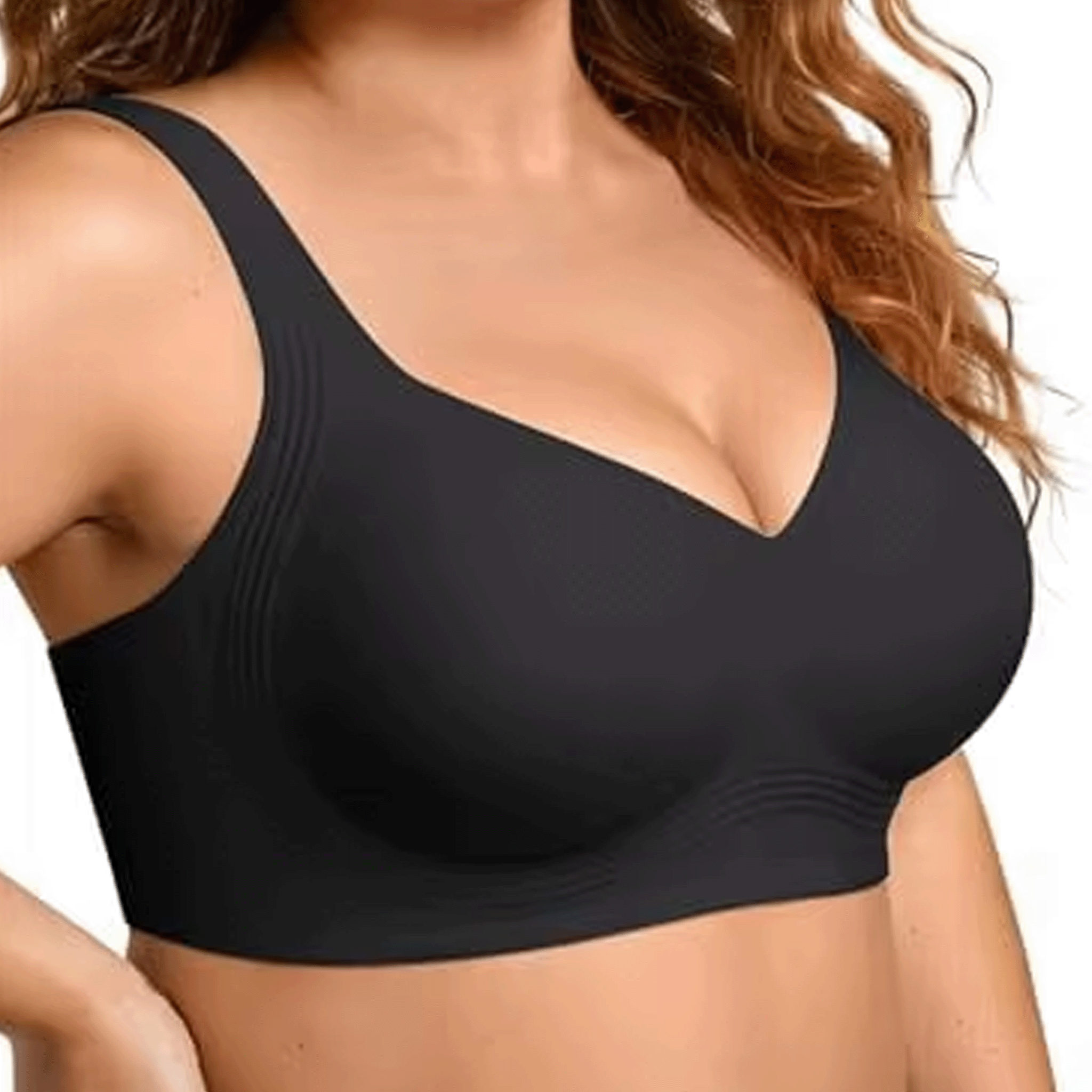 Breathable Translucent Seamless Everyday Jelly Push Up Bra For Layering