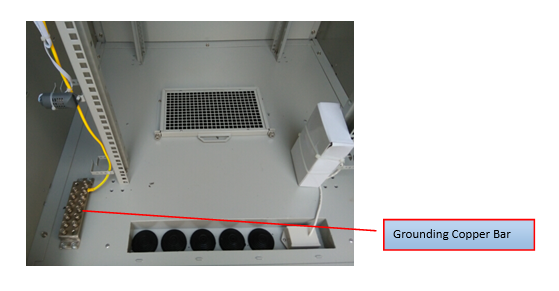 Integrated Outdoor Battery Cabinets 19 Inch Rack Telecom Cabinet With Power Distribution