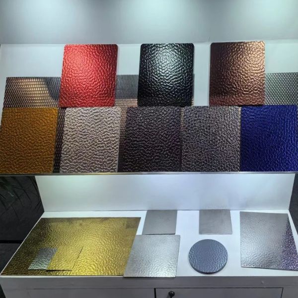 304 316 4x8 4x10 Размер ПВД Кофе Коричневый Молотный лист из нержавеющей стали Китайская фабрика Дешевые оптовые цены