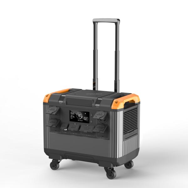 Centrale électrique portable LiFePO4 2688Wh 3000W avec panneau solaire