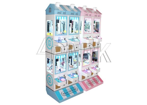 Four people mini crane machine cheap price coin pusher doll crane machine free play