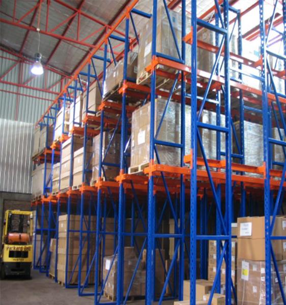Stainless Steel Metal High Density Pallet Racking System For Cold Room