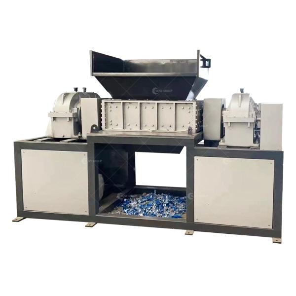 3300 kg de peso Triturador de eixo duplo para sucata vertical Triturador de metal de aço
