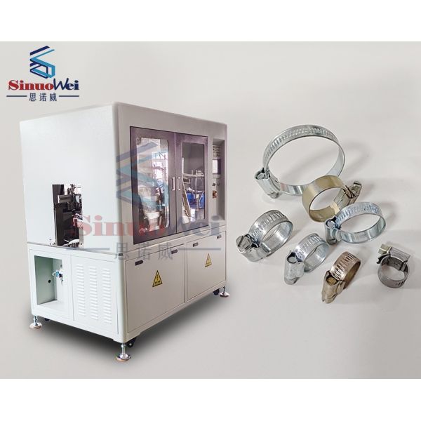 1000pcs/h イギリス式ホースクランプマシン 水力自動組立機械