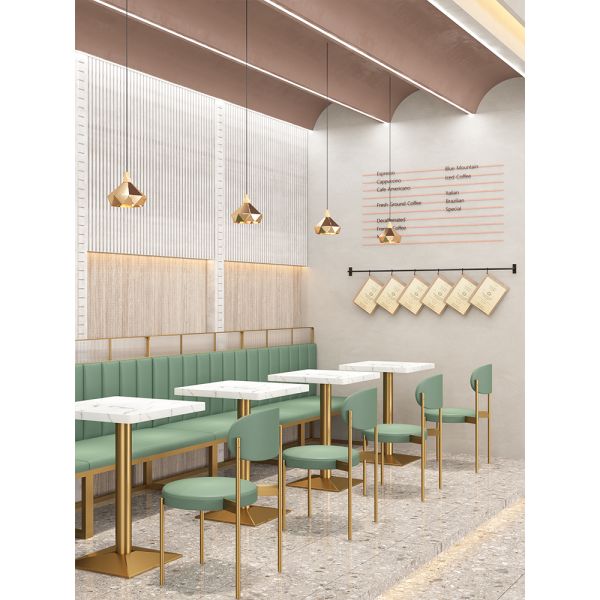 Wholesale High Quality Durable Pretty Commercial Wooden Restaurant Booth Sofa and Restaurant Table Chairs Set