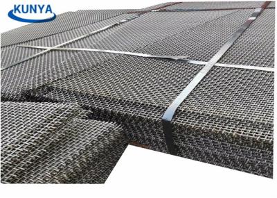 écran de Mesh Grill Lock Square Mining tissé par fer en métal 65Mn