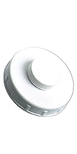 5 Gallon Plastic Dispenser Carboy with Spigot, HDPE, Natural Gallon Dispenser Replacement Faucet Replacement Cap