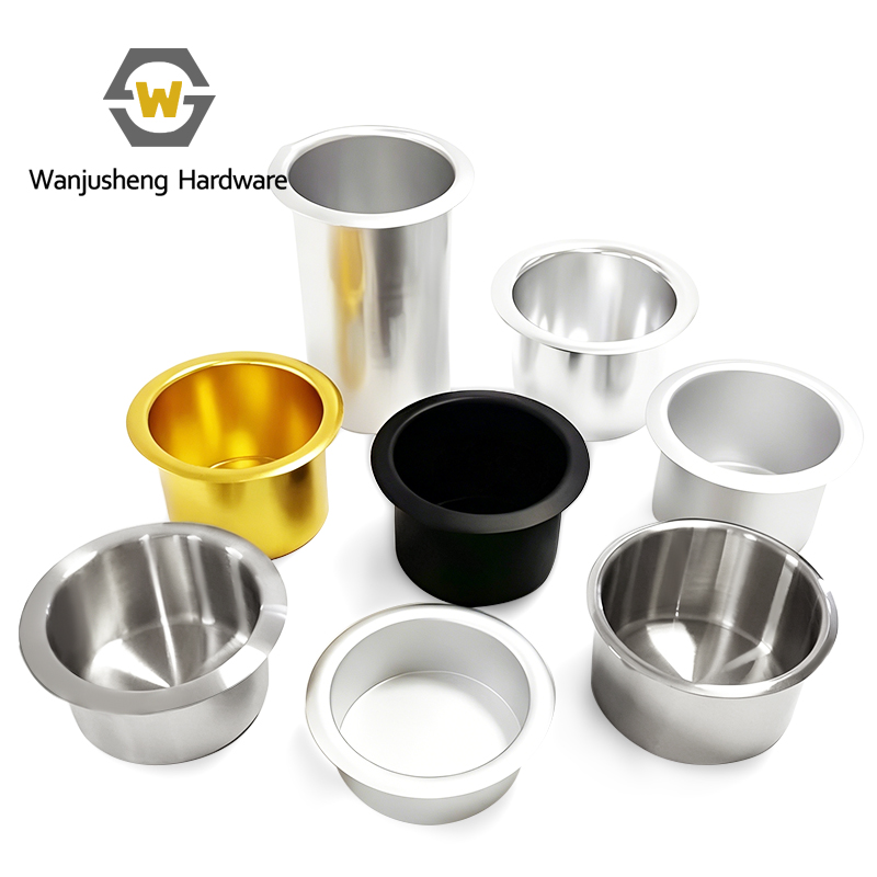 Stainless Steel Simple & Durable Sofa Cup Holder Dining Room Drink Rack Cinema Recliner Armrest Cup Tray Hardware Accessories