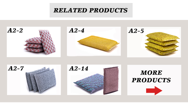 Stainless Steel Kitchen Scourer for Pots and Pans
