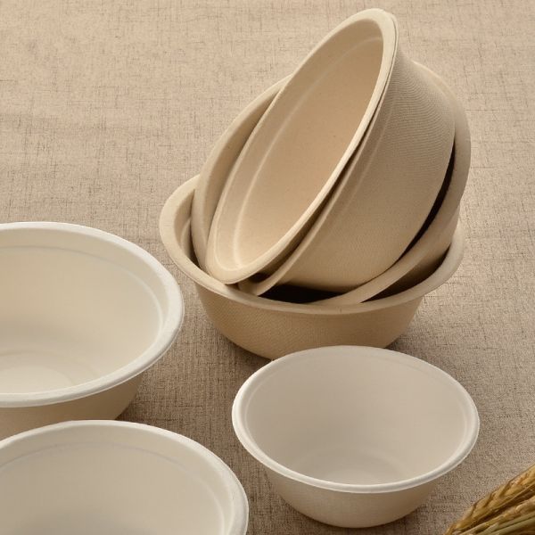 Pulp Compostable Salad Bowl 350ml 400ml 460ml 500ml 680ml