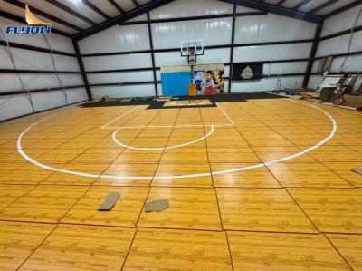 Sports Flooring Impact Polypropylene Copolymer PP Tiles Floor System For Long Lasting Performance
