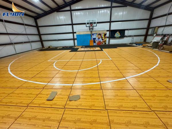 Sports Flooring Impact Polypropylene Copolymer PP Tiles Floor System For Long Lasting Performance