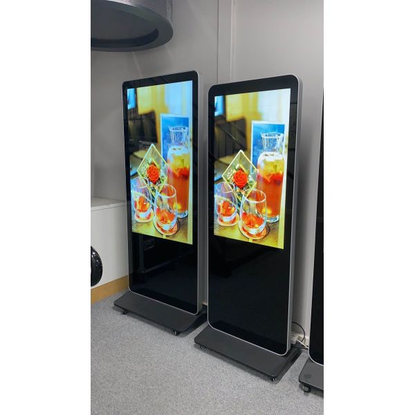 Экран касания LCD 10 пунктов 43 дюйма с тонким алюминиевым шкафом