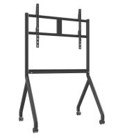 Supports TV mobiles de bonne qualité pour tableaux blancs interactifs, adaptés aux téléviseurs intelligents de 55/65/75/86 pouces, chariot mobile