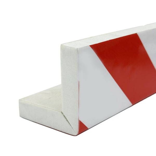 90 Degree Parking Garage Bumper Guard Red White Car Wall Protector