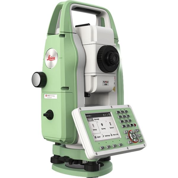 Leica TS03 Station totale Station totale 45 mm Aperture EDM 48 mm Image debout 50000 Points Capacité pour le relevé dans des environnements difficiles