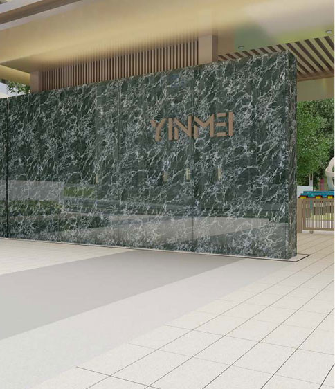 Green Full Polished Glazed Outdoor Stone Tiles 600x1200mm