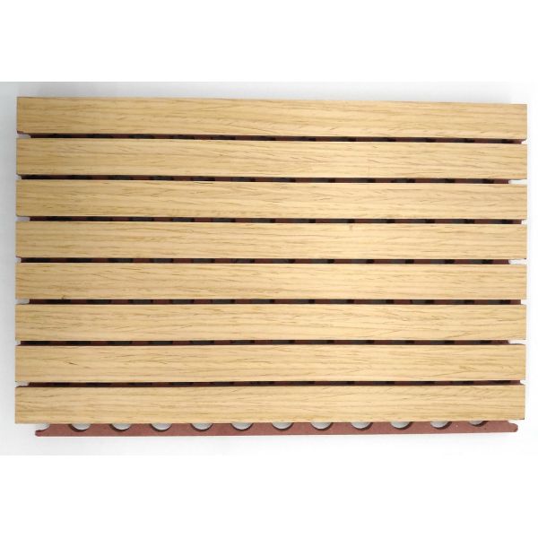 Grooved Decorative Wood Acoustic Wall Panels Tongue And Groove Soundproofing Board