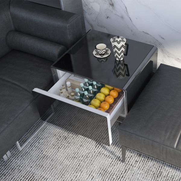 Folded Aluminum Dining Table for Smart Home Appliances and Double Door Refrigerators