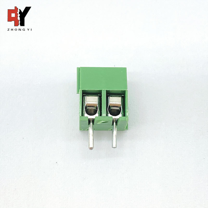 Клетка блока 2P винта Pcb HQ350V-3.5mm/3.96mm терминальная электрическая латунная
