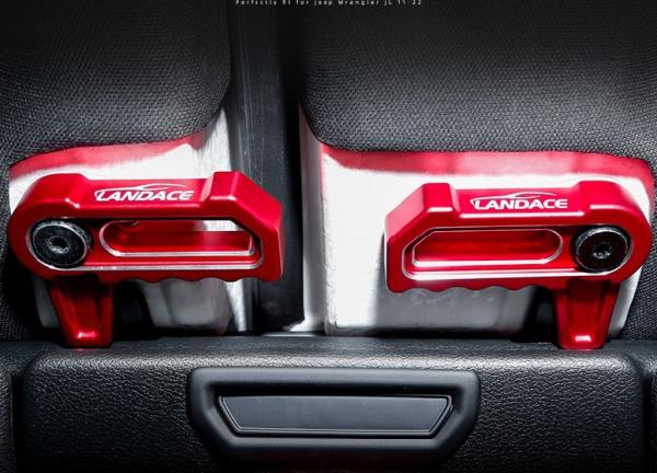 Red Hard-top Roof Removal Switch Handle for JEEP Wrangler JK/JL Hassle-free Removal