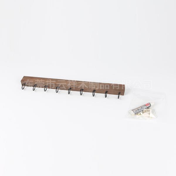 Custom Wooden Coat Rack Wall Mount Farmhouse Style Entryway Organizer
