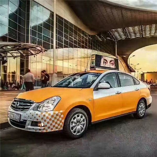P5 Outdoor Full Color Led Taxi Roof Top Advertising Signs