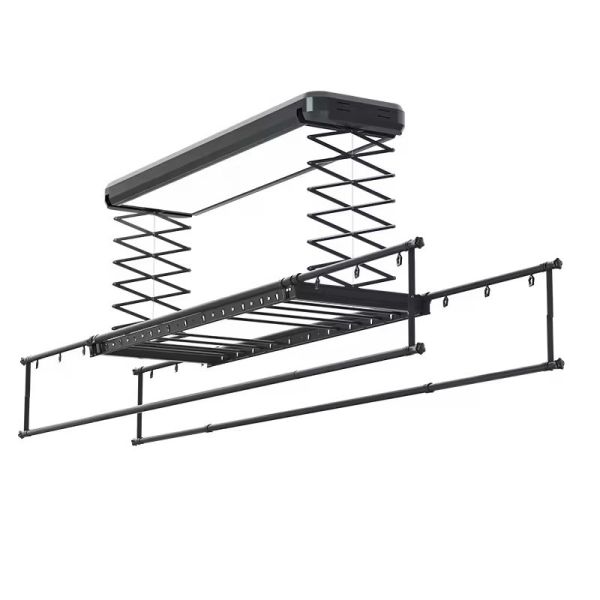 Effortless Sleek Balcony Ceiling Electric Lifting Laundry Folding Hanger Drying Rack