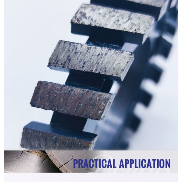 D50/86/100mm Каменная поверхность Смельчение и фрезерный сегмент Железное ядро