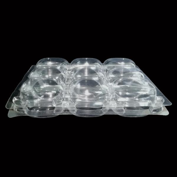 Empacotamento plástico 18cm claro biodegradável da salada do círculo de Tray Containers 7g