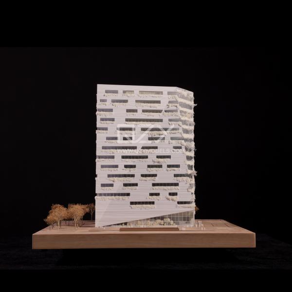 1サンコオフィスビル 木造建築模型