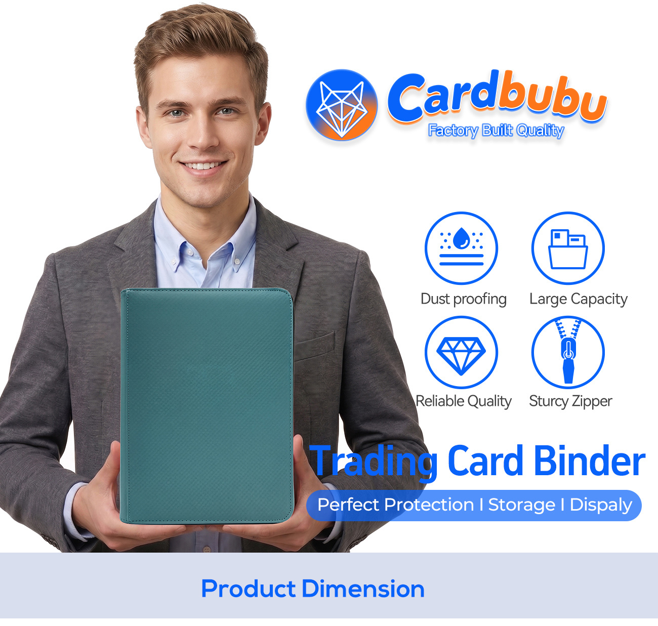 OEM 360 Card Binder Manufacturer for Game Companies Bulk Orders MTG Factory