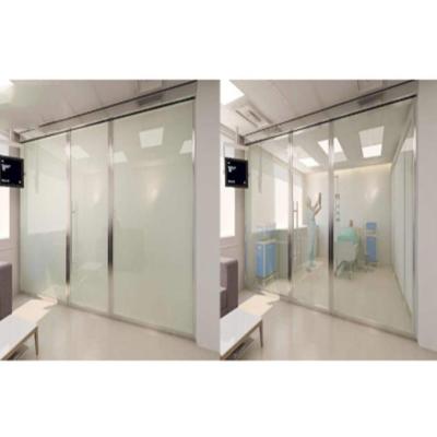 Hospital PDLC Film Smart Glass Remote Control Flat PDLC Conference Room Table Glass For Ultra Low Atomization Remote Controller