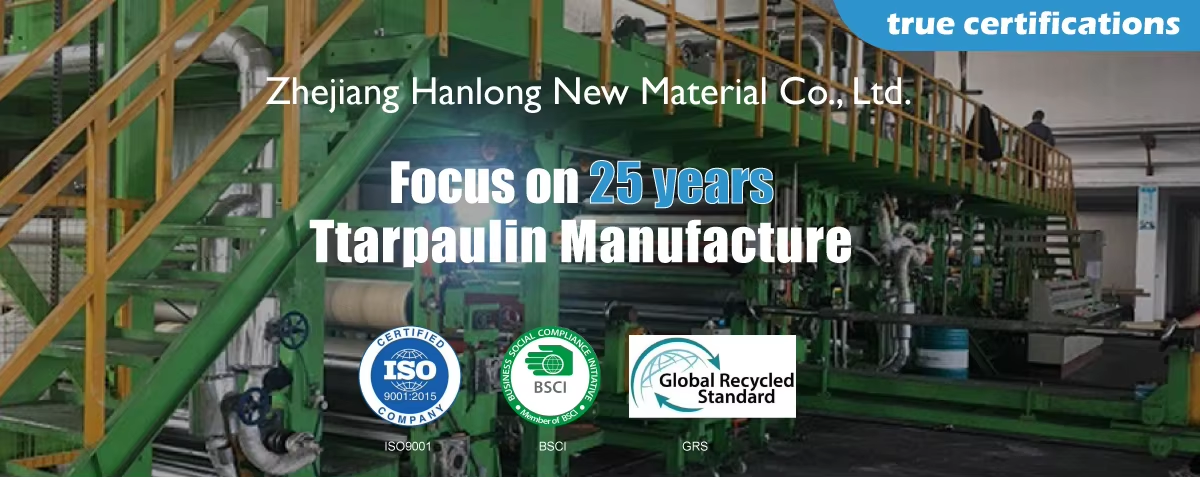 Fabricant de bâche en PVC imperméable pour tente de plein air, rouleau de tissu pour auvent 1000D 20X20 650GSM