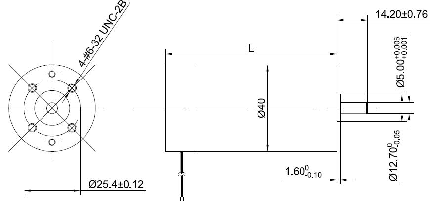 67Nm Permanent Magnet Brushless DC Motor